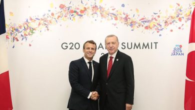 Cumhurbaşkanı Erdoğan, Macron ile görüştü